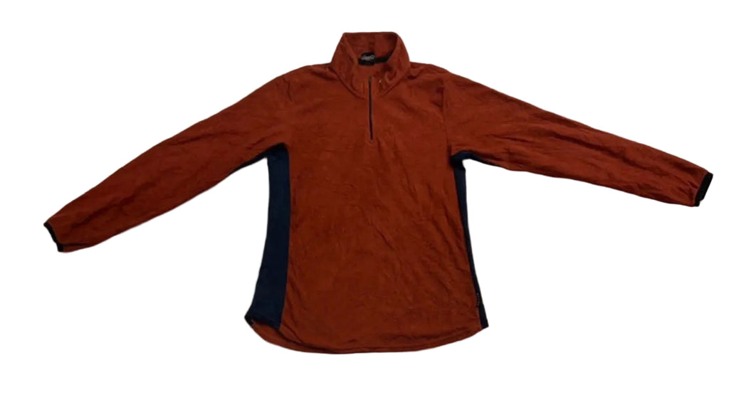 Polaire Nike demi-zip orange Vintage